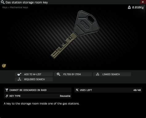 Eft gas station storage room key - Feb 20, 2023 · 20.02.2023 16:51 Gas station storage room key (Gas store) A key to the storage room inside one of the gas stations. 